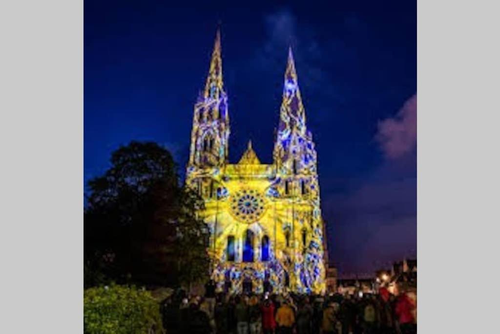 Chartres Coeur De Ville, Beau 2 Pieces Chaleureux Et Lumineux,Parking Et Wifi ! Exterior foto